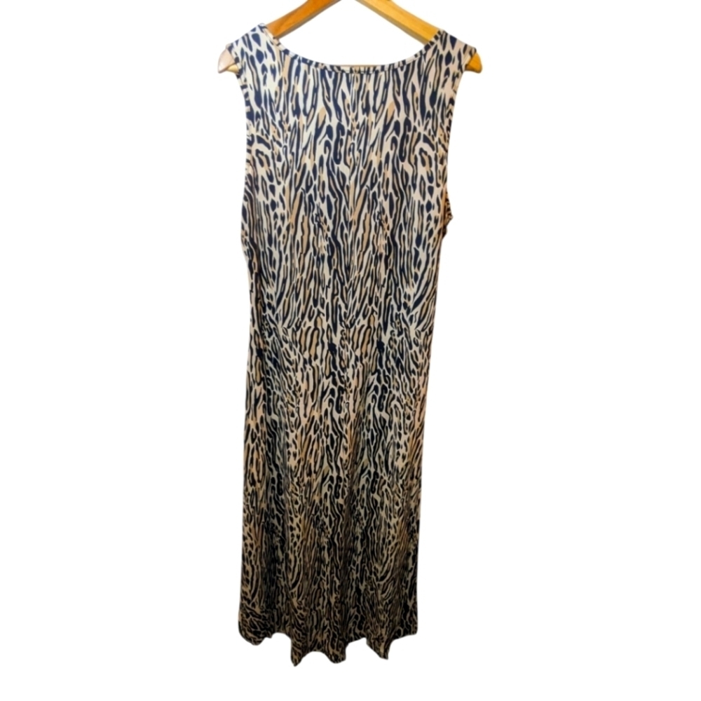 NWT Magazine Leopard print waterfall dress XL - Picture 2 of 4